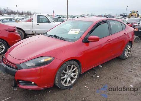 2013 Dodge Dart Rallye из США, поврежденный, VIN 1C3CDFBH4DD640853